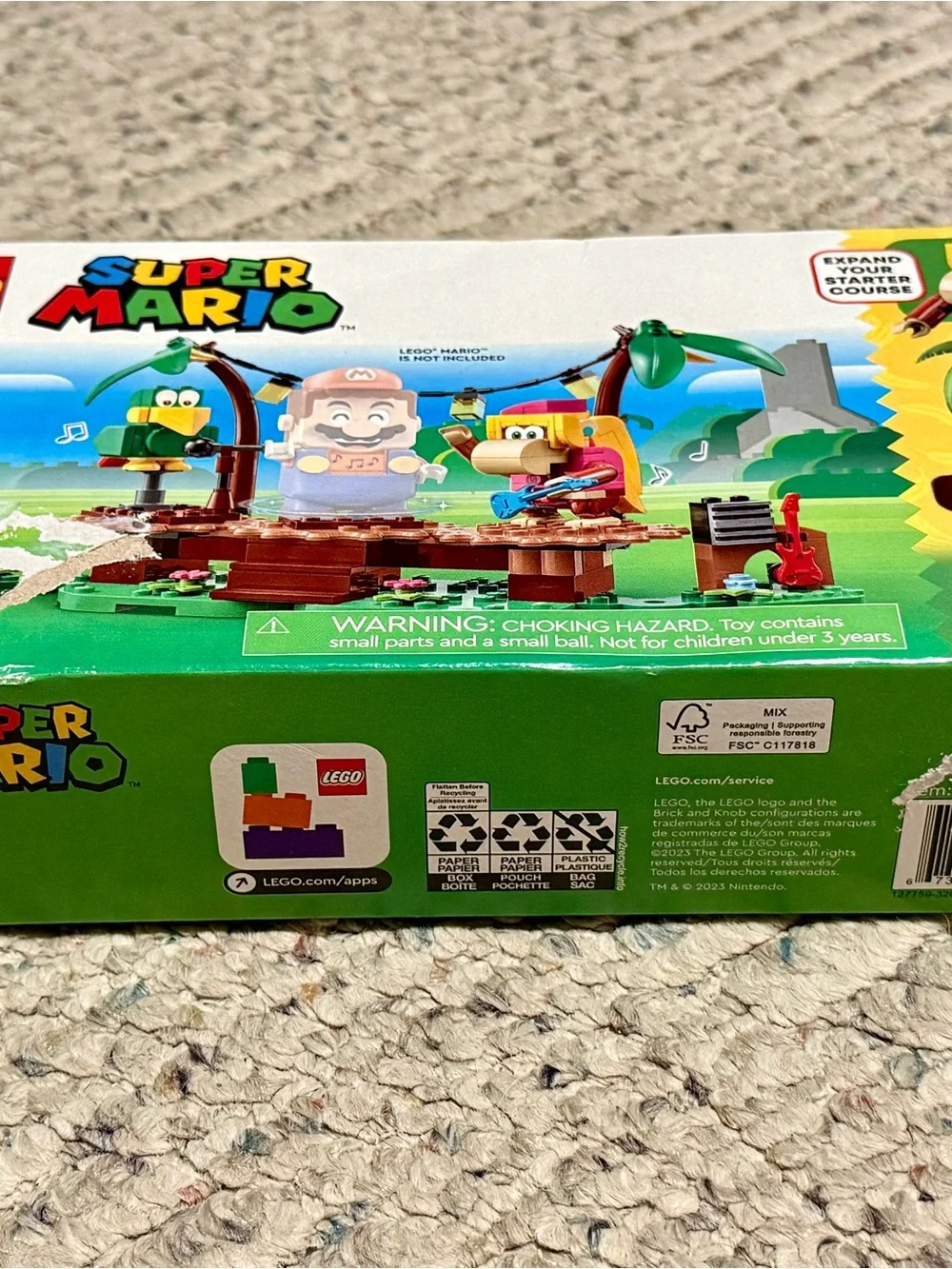 LEGO Super Mario DIXIE KONG'S JUNGLE JAM Expansion 71421 Donkey Kong New Sealed